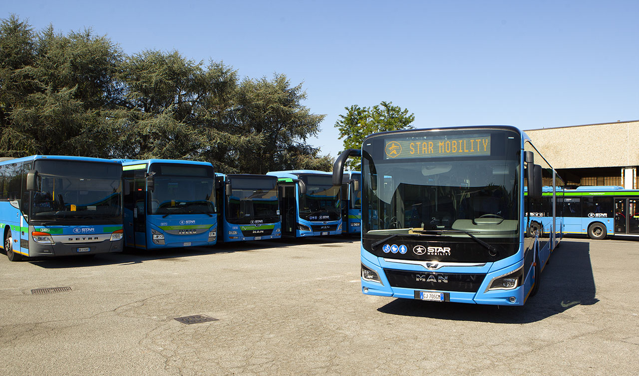 Flotta autobus STAR Mobility